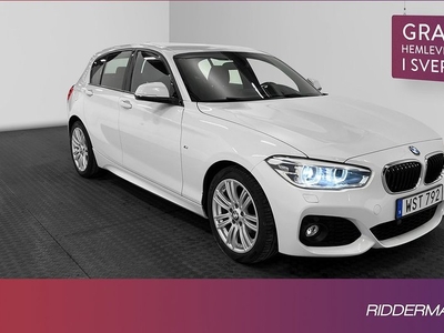 BMW 116d 5-dörrar hk M Sport Sensorer Välserv 0,37l mil 2016, Halvkombi