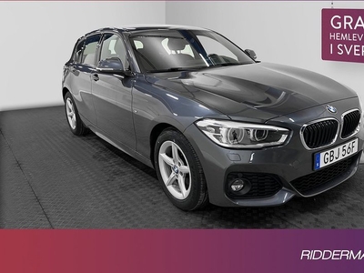 BMW 120M Sport Sportstolar P-sensorer 2019, Halvkombi