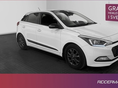 Hyundai i201.0 T-GDI Rattvärme P-sensorer Lane assist 2018, Halvkombi