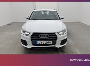 Audi Q3 2.0 TDI Q 150hk Sport Edition Sensorer Halvskinn