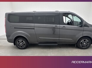 Ford Tourneo Custom Titanium Lång Värm Skinn Drag B-Kamera