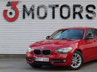 BMW 118d Steptronic Sport line 0,45L mil 2012, Halvkombi