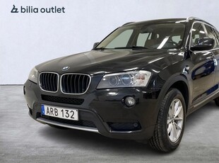 BMW X3xDrive20d Dragkork P-sens Fram&bak Helskinn Rattvärme 2014, SUV