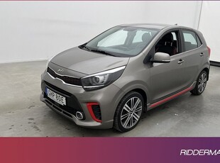 Kia Picanto1.0 T-GDI GT-Line Skinn Kamera Rattvärme CarPlay 2019, Halvkombi