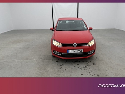 Volkswagen Polo 1.2 TSI 90hk Bluetooth Välservad 0,47l/mil