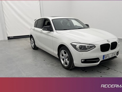 BMW 118i Sport line M Sport-Ratt Taklucka HiFi Skinn 2012, Halvkombi