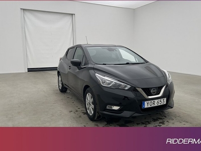 Nissan Micra1.0 Acenta P-Sensorer Keyless Nyserv Nybes 2017, Halvkombi