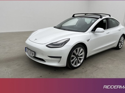 Tesla Model 3Long Range AWD Takräcke Pano Svensksåld 2019, Halvkombi