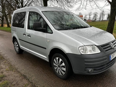 Volkswagen Caddy2.0 EcoFuel, 5 sits, Svensksåld, Drag 2008, Minibuss