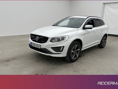 Volvo XC60D4 AWD R-Design Pano VOC Värm GPS Skinn BLIS Drag 2015, SUV