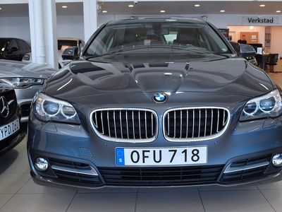 BMW 520 d xDrive Sedan Aut Drag PDC Läder Låga mil V-hjul Euro 6