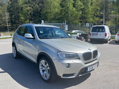 BMW X3 xDrive20d 184hk Automat Dragkrok Nyservad Välvårdad