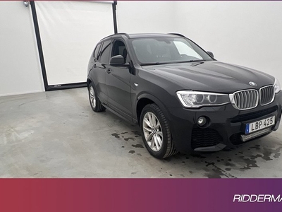 BMW X3xDrive30d M Sport Pano H K Fjärr-värm Navi Drag 2016, SUV