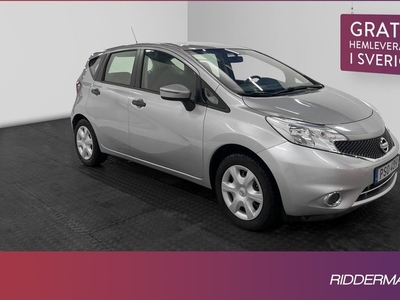 Nissan NOTE1.2 Visia Farthållare Välservad 1-Brukare 2014, Halvkombi