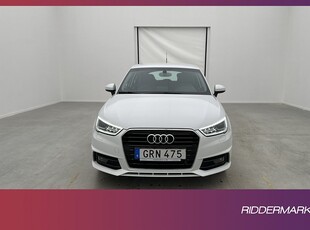 Audi A1 Sportback 1.0 TFSI 95hk S-Line Värmare Välservad