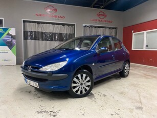 Peugeot 206 5-dörrar 1.6 XT Euro 4 \ NY KAMREM \