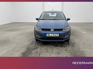 Volkswagen Polo TSI 90hk Comfort Värm Sensorer Farthållare