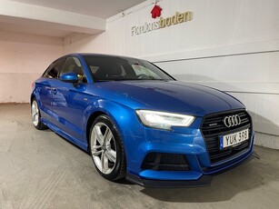 Audi A3 2.0 TFSI Q S-Line Svart optik | Led | Nybes | 190hk