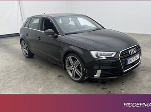 Audi A3Sportback 35 TFSI Proline Sensorer Adp-Farthållare 2019, Halvkombi