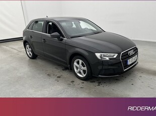 Audi A3TFSI Proline Sensorer Farthållare Bluetooth 2017, Halvkombi