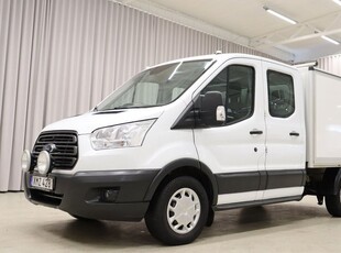 Ford CustomTransit 350 AWD TDCi Servicebil Dubbelhytt Kåpa 2018, Personbil