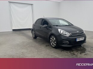 Kia Rio1.2 CVVT Advance Kamera Navi Rattvärme Välserv 2016, Halvkombi