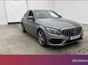 Mercedes C220Benz C 220 d 4M AMG Pano Burmester Värm Kamera Navi 2018, Sedan