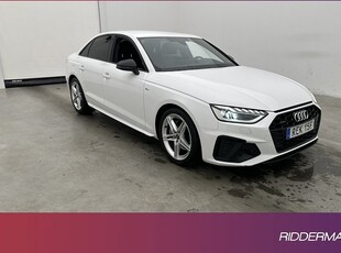 Audi A440 TDI Q S Line Cockpit Matrix Värm Rattvärme 2021, Sedan