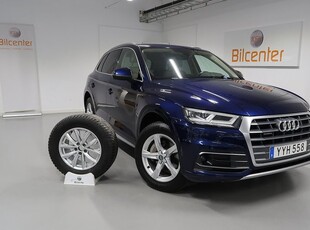 Audi Q52.0 TFSI Q Cockpit-Skinn-Navi-Kamera-Värmare-AdaptivFH-Rattvärme 2018, SUV