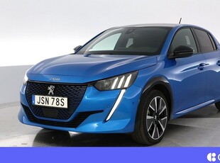 Peugeot e-208GT Pack Adap.Fart Värmepump Kamera Vhjul 2021, Halvkombi