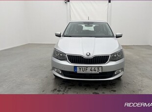 Skoda Fabia1.0 TSI Sensorer CarPlay Lågskatt 2018, Halvkombi