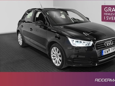 Audi A1Sportback 1.0 TFS Sport Edn 0.44l mil Låg skatt 2016, Halvkombi