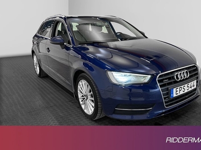 Audi A3Quattro 2.0 TDI Taklucka Alcantara Skinn Navi D-värm 2015, Halvkombi