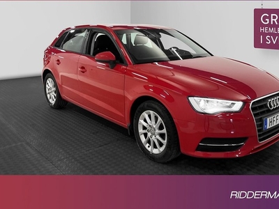 Audi A3Sportback 1.2 TFSI Comfort Nybesiktad 0.49l mil 2014, Halvkombi