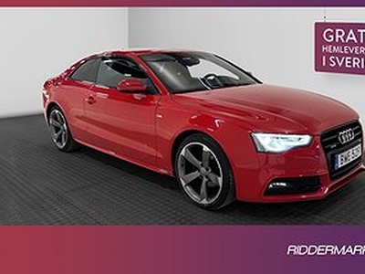 Audi A5 Coupé TDI Q 190hk S-Line Värmare Navi RS-fälgar Drag