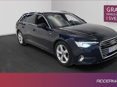 Audi A6Quattro 40 TDI S-Line Cockpit B&O 360° D-värme 2019, Kombi