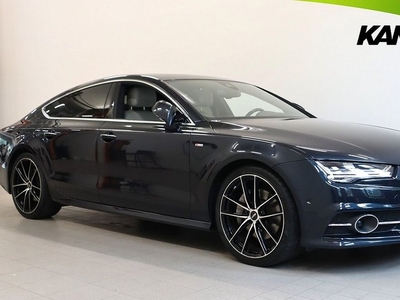 Audi A73.0 TDI V6 Q S-line Taklucka Navi Drag BOSE D-Värm 2016, Sportkupé