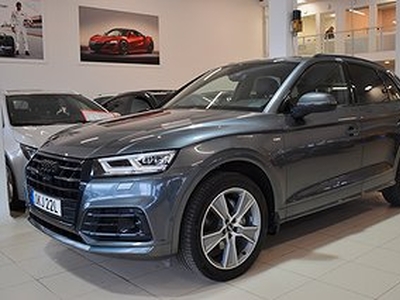 Audi Q5 45 TFSI Q S-Line Navi Drag Värm V-hjul Cockpit B & O Euro 6