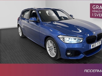 BMW 118i 5-dörrar M Sport HiFi Sensorer Välservad 2019, Halvkombi