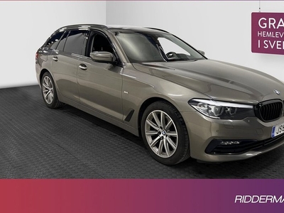 BMW 520d Sport line Pano HUD 360° Skinn Navi Drag 2018, Kombi