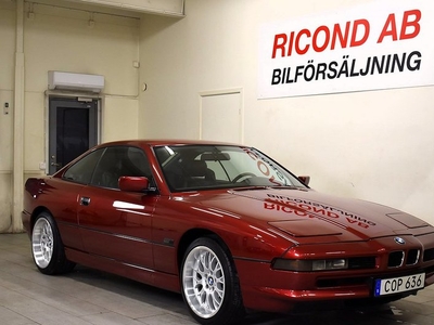 BMW 850i V12 AUT KLASSIKER I SUPERSKICK 1991, Sportkupé