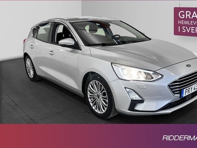 Ford Focus1.0 B-kamera CarPlay P-sensorer 1 Brukare 2019, Halvkombi