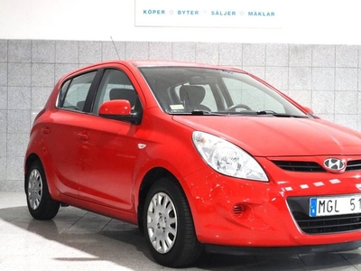 Hyundai i205-dörrar 1.2 Euro 5 Svensksåld lågmilare 2012, Halvkombi