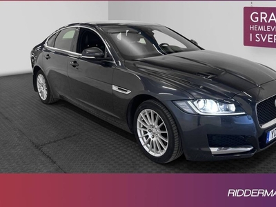 Jaguar XF25t Skinn Rattvärme Kamera Dragkrok Välserv 2017, Sedan