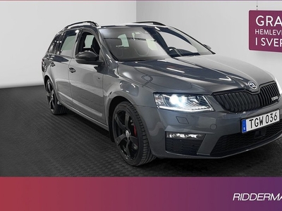 Skoda OctaviaRS 2.0 TSI Skinn B-kamera Canton Navi 2016, Kombi