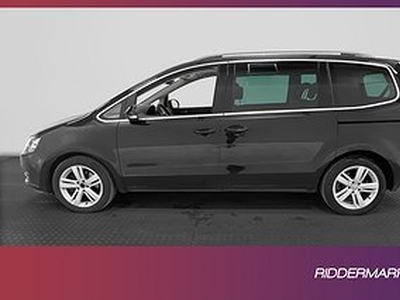 Volkswagen Sharan 4M 184hk 7-sits Värmare Eldörr Skinn Drag