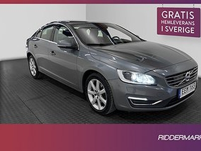 Volvo S60 D4 190hk Summum VOC D-värm Skinn Keyless 0.43l/mil