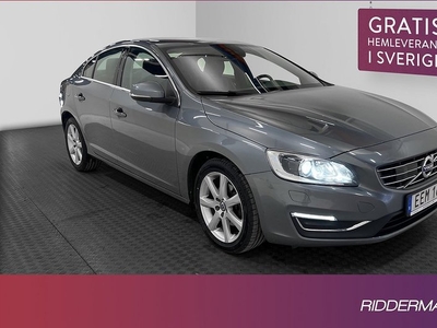 Volvo S60D4 Summum VOC D-värm Skinn Keyless 0.43l mil 2016, Sedan