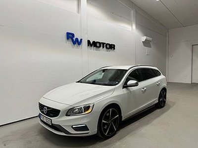 Volvo V60 T4 R-Design 180hk VOC B-värm Skinn