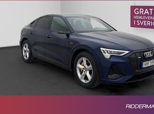 Audi e-tron quattroE-Tron Sportback 55 Quattro S-Line Pano 360° Skinn Drag 2020, Personbil